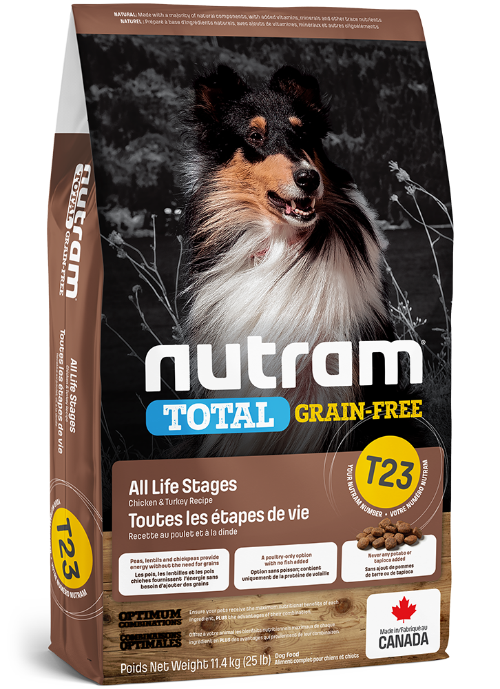 Product image for Nourriture pour chiens T23 Nutram Total Grain-Free